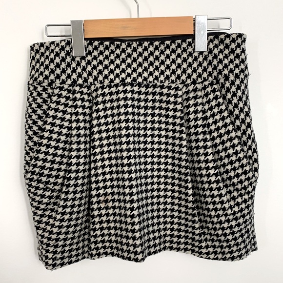 Houndstooth club Monaco bubble skirt (OG $ ~180) size 0 - Picture 1 of 2